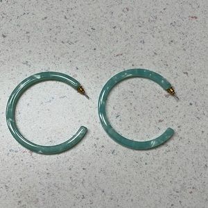 Turquoise Hoop Earrings